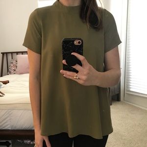 Green blouse